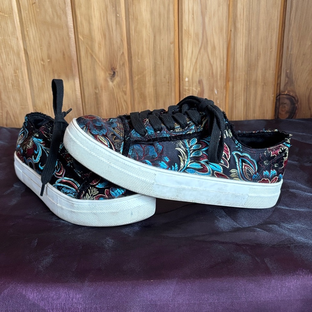 Rock & Candy Satin Floral Shoes